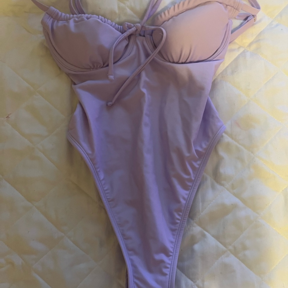 Lavender One Piece Swimsuit